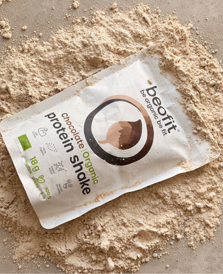 Beofit organic vegan chocolate protein powder 500 g