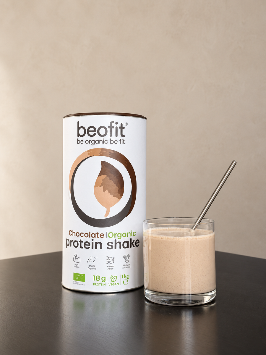 Beofit organic vegan chocolate protein shake 1 kg